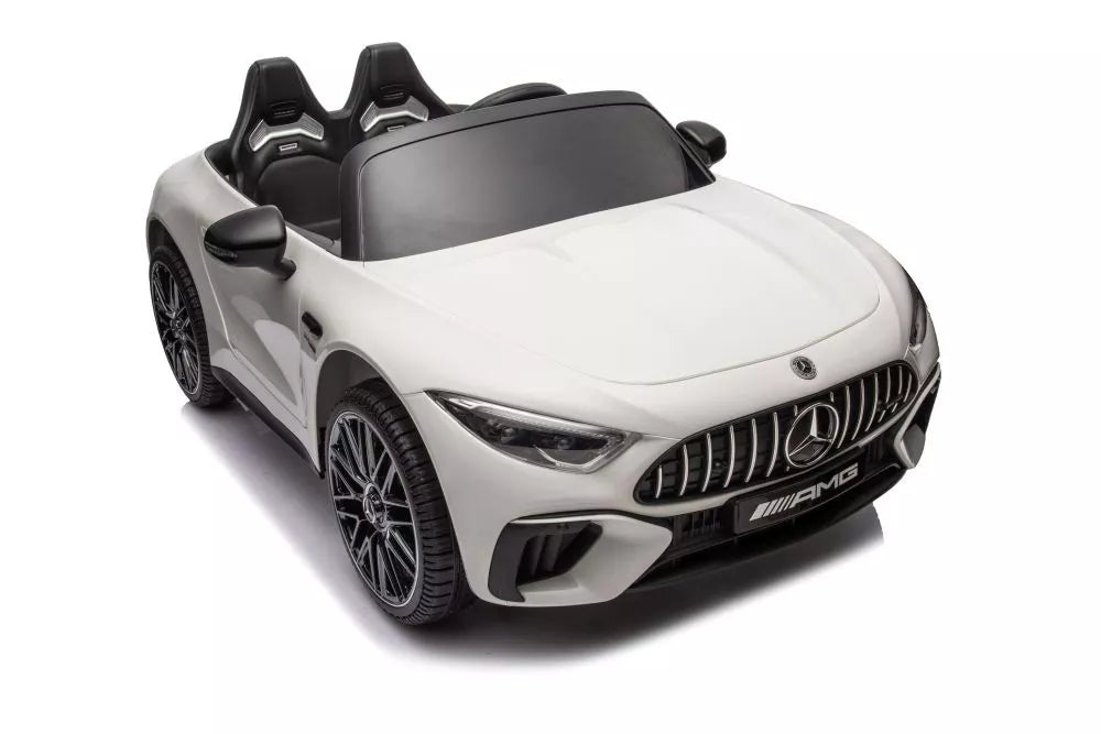 Vaikiškas elektromobilis Mercedes AMG SL63, 24 V, 2 × 200 W, baltas