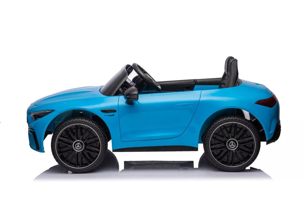Vaikiškas elektromobilis Mercedes AMG SL63, 24 V, 2 × 200 W, mėlynas