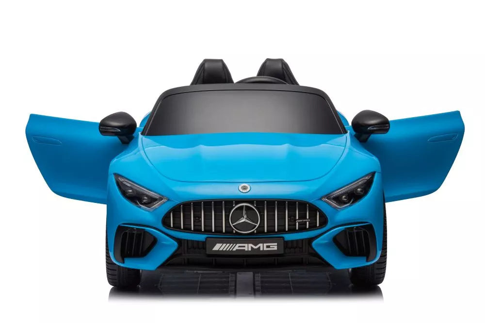 Vaikiškas elektromobilis Mercedes AMG SL63, 24 V, 2 × 200 W, mėlynas