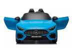 Vaikiškas elektromobilis Mercedes AMG SL63, 24 V, 2 × 200 W, mėlynas