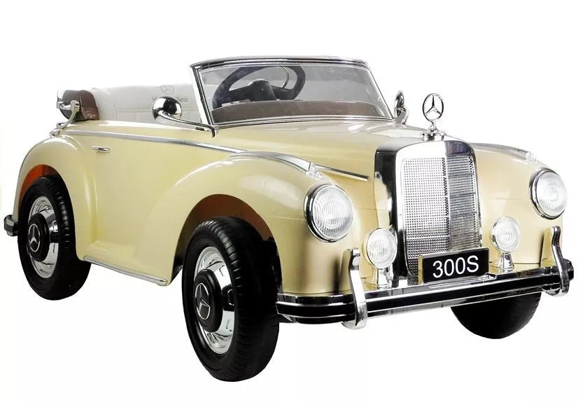 Vaikiškas elektromobilis Mercedes-Benz 300S, 12 V, beige