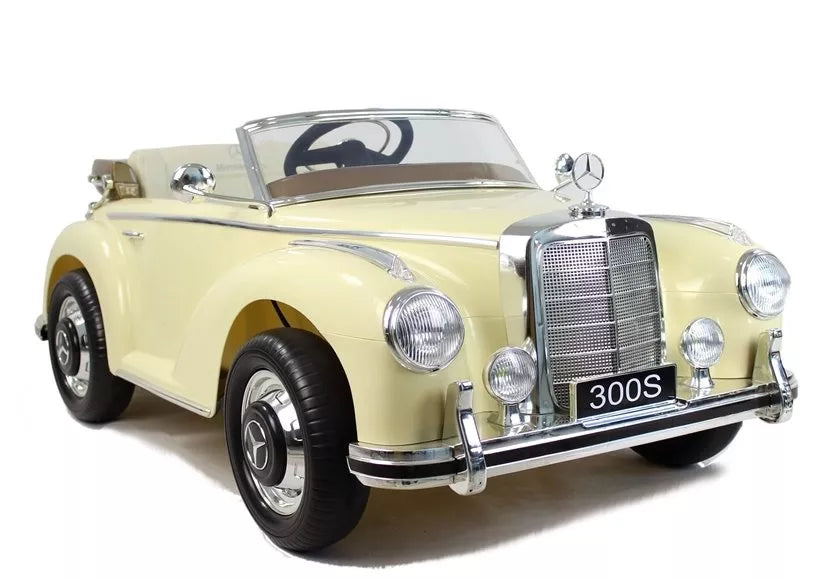 Vaikiškas elektromobilis Mercedes-Benz 300S, 12 V, beige