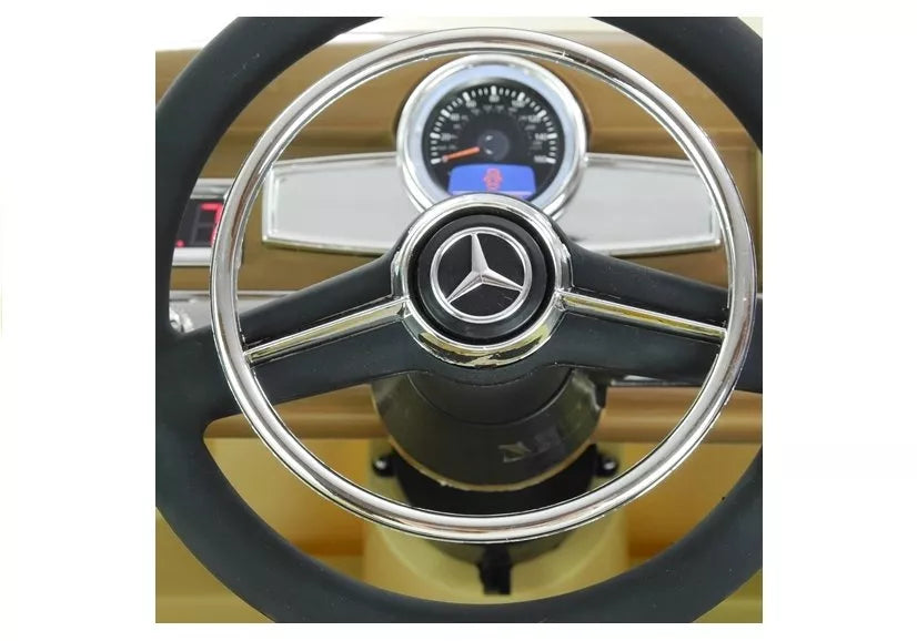 Vaikiškas elektromobilis Mercedes-Benz 300S, 12 V, beige