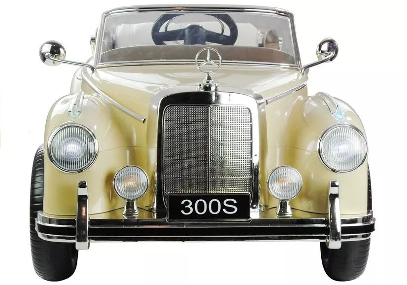Vaikiškas elektromobilis Mercedes-Benz 300S, 12 V, beige