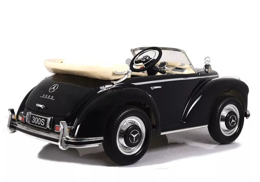 Vaikiškas elektromobilis Mercedes-Benz 300S, 12 V, juodas