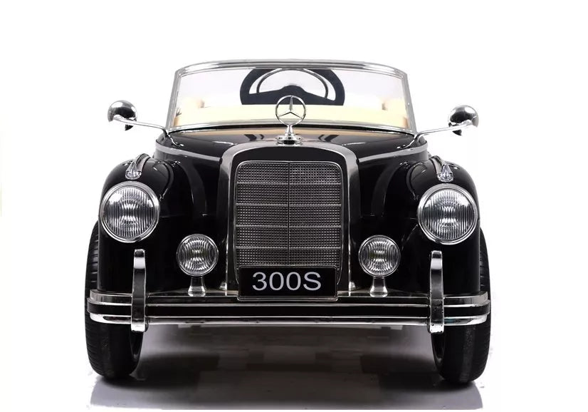 Vaikiškas elektromobilis Mercedes-Benz 300S, 12 V, juodas