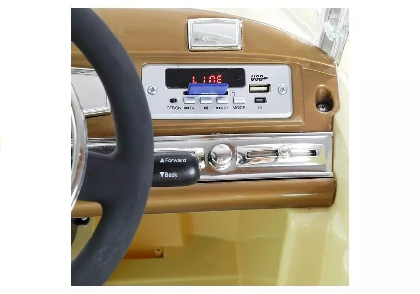 Vaikiškas elektromobilis Mercedes-Benz 300S, 12 V, juodas