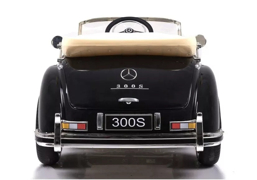 Vaikiškas elektromobilis Mercedes-Benz 300S, 12 V, juodas
