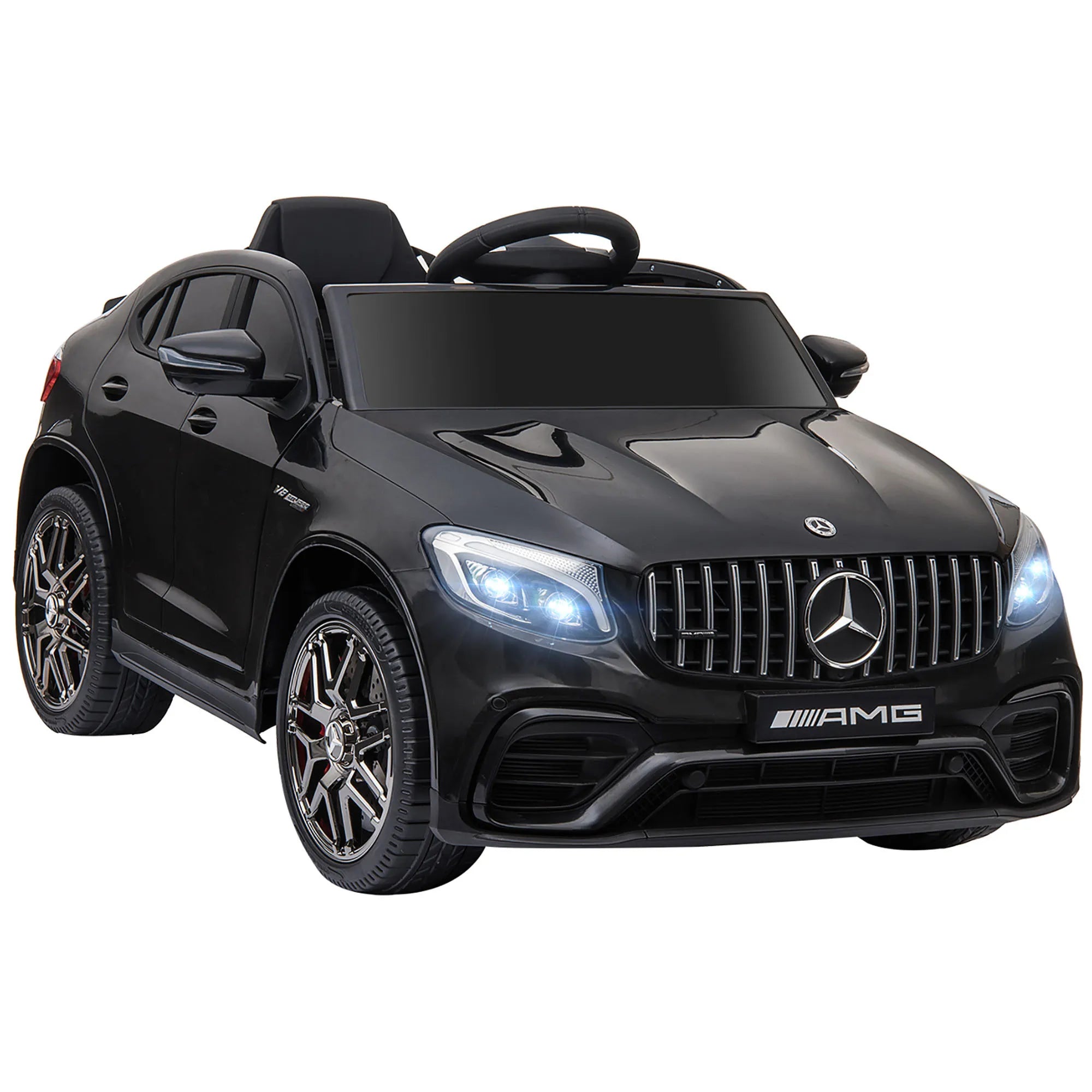 Vaikiškas elektromobilis Mercedes-Benz, 37–60 mėn. vaikams, juodas