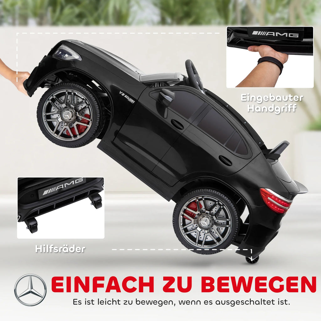 Vaikiškas elektromobilis Mercedes-Benz, 37–60 mėn. vaikams, juodas