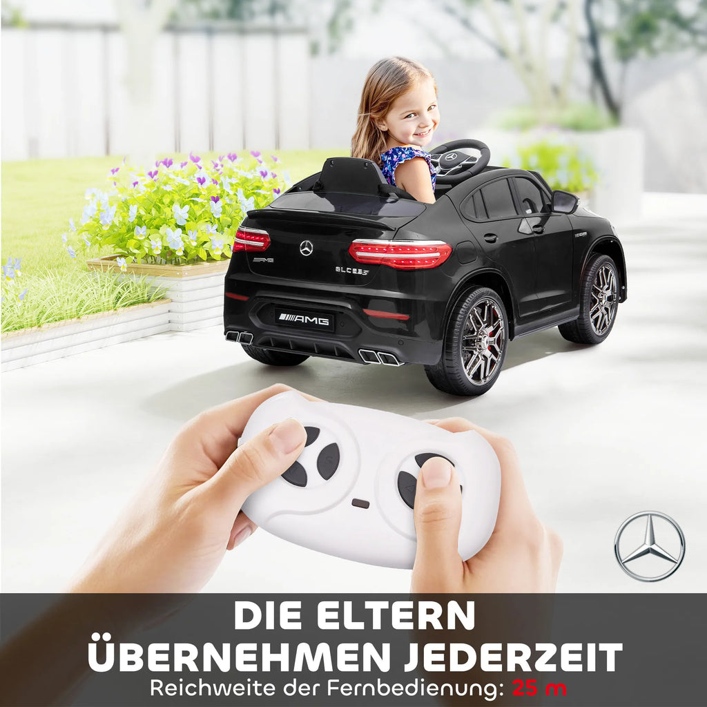 Vaikiškas elektromobilis Mercedes-Benz, 37–60 mėn. vaikams, juodas