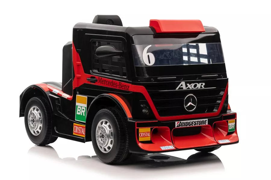 Vaikiškas elektromobilis Mercedes-Benz Actros, 12 V, 2x45W, raudonas
