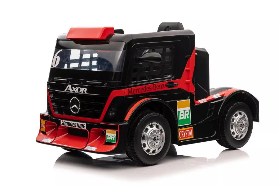Vaikiškas elektromobilis Mercedes-Benz Actros, 12 V, 2x45W, raudonas