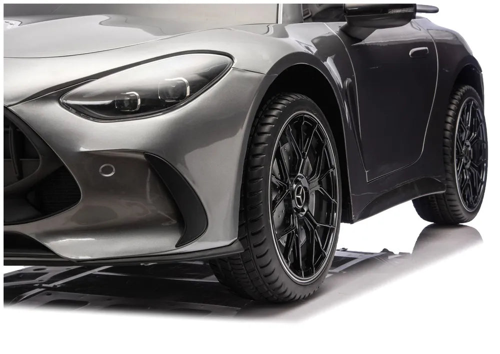 Vaikiškas elektromobilis Mercedes-Benz AMG GT, 24 V, 4x200W, pilkas