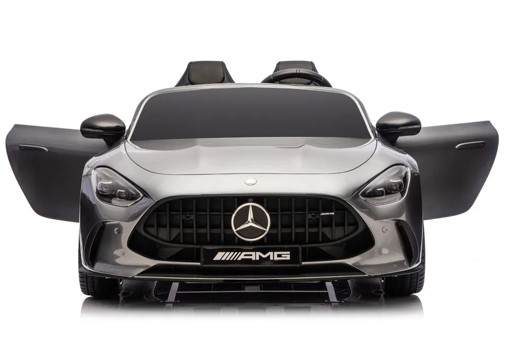 Vaikiškas elektromobilis Mercedes-Benz AMG GT, 24 V, 4x200W, pilkas