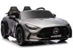Vaikiškas elektromobilis Mercedes-Benz AMG GT, 24 V, 4x200W, pilkas