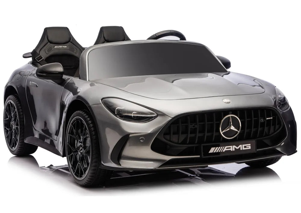 Vaikiškas elektromobilis Mercedes-Benz AMG GT, 24 V, 4x200W, pilkas