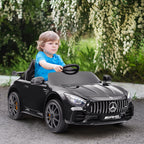 Vaikiškas elektromobilis Mercedes-Benz AMG GTR, 3-6 metų vaikams, juodas