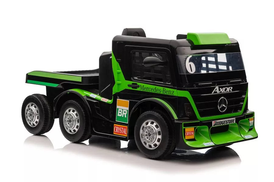 Vaikiškas elektromobilis Mercedes-Benz Axor, 24 V, 2x45W, balta