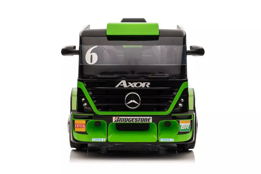 Vaikiškas elektromobilis Mercedes-Benz Axor, 24 V, 2x45W, balta