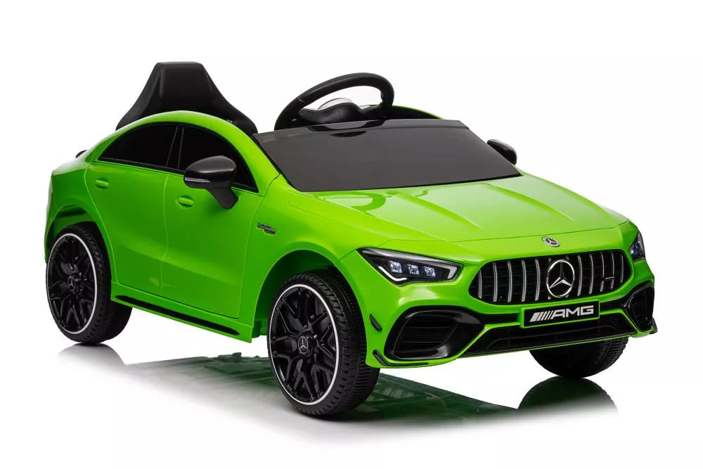 Vaikiškas elektromobilis Mercedes-Benz CLA 45S, 12V, 4x45W, baltas