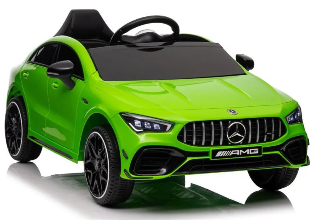 Vaikiškas elektromobilis Mercedes-Benz CLA 45S, 12V, 4x45W, baltas