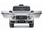 Vaikiškas elektromobilis Mercedes-Benz G 63, 12 V, su nuotolinio valdymo pultu, sidabrinis