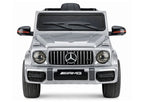 Vaikiškas elektromobilis Mercedes-Benz G 63, 12 V, su nuotolinio valdymo pultu, sidabrinis