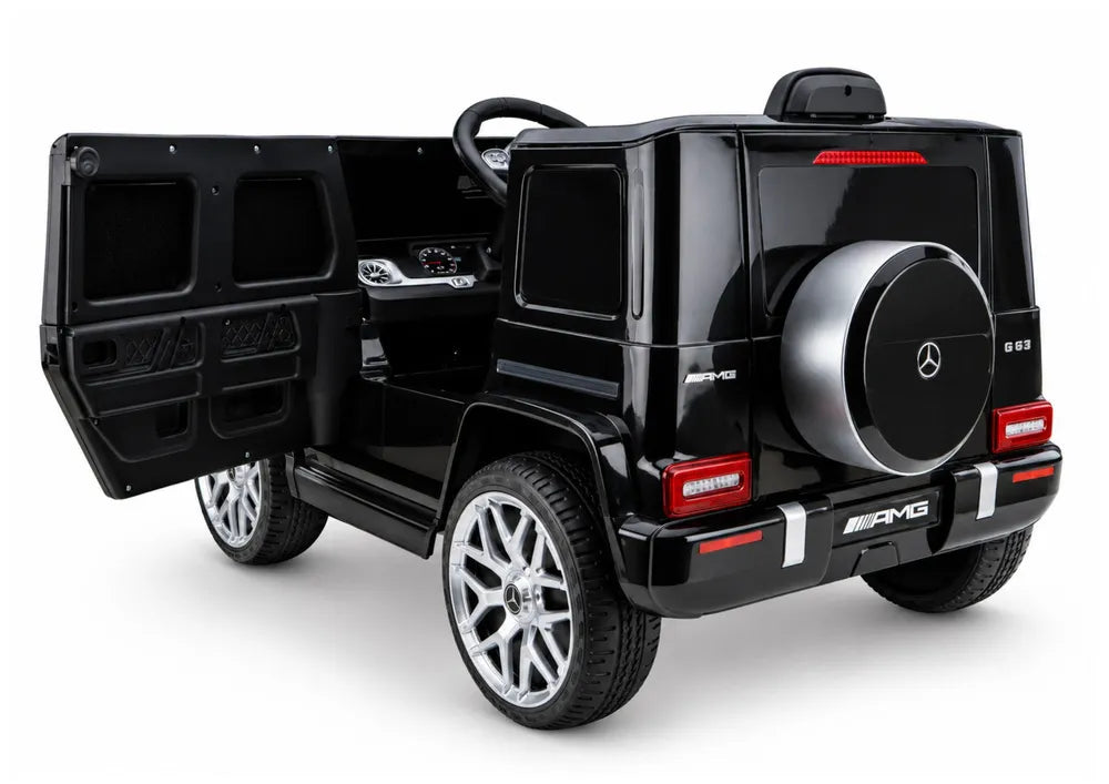 Vaikiškas elektromobilis Mercedes-Benz G63, 12 V, juodas