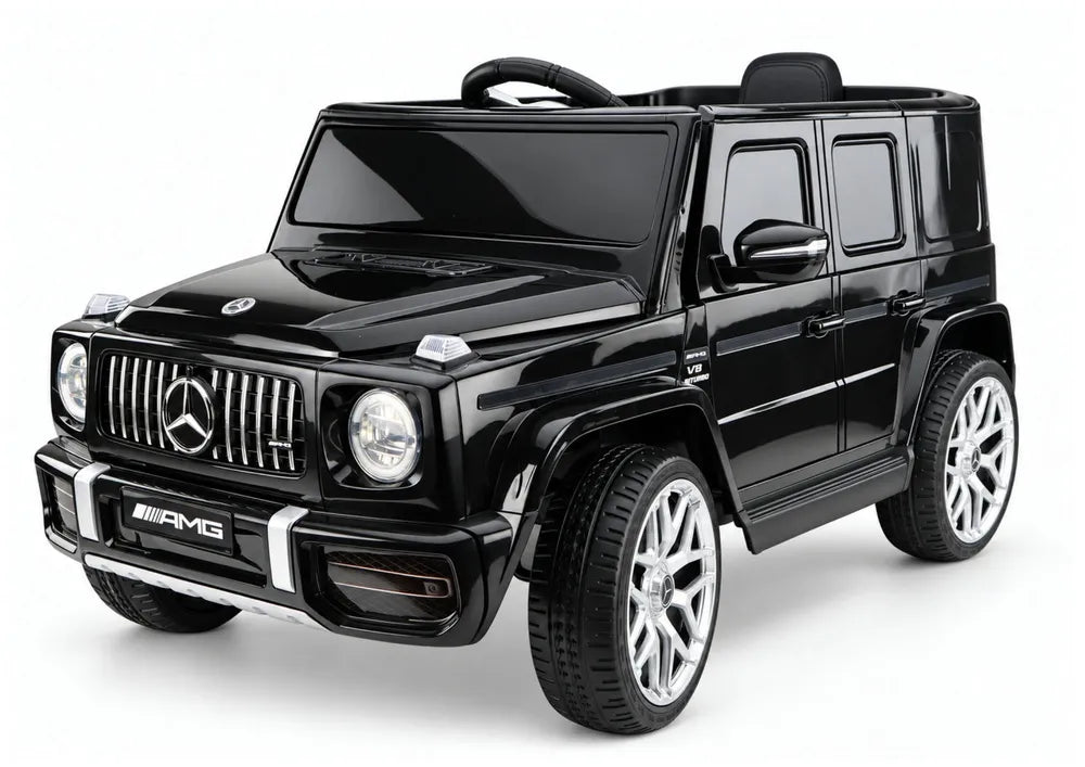 Vaikiškas elektromobilis Mercedes-Benz G63, 12 V, juodas
