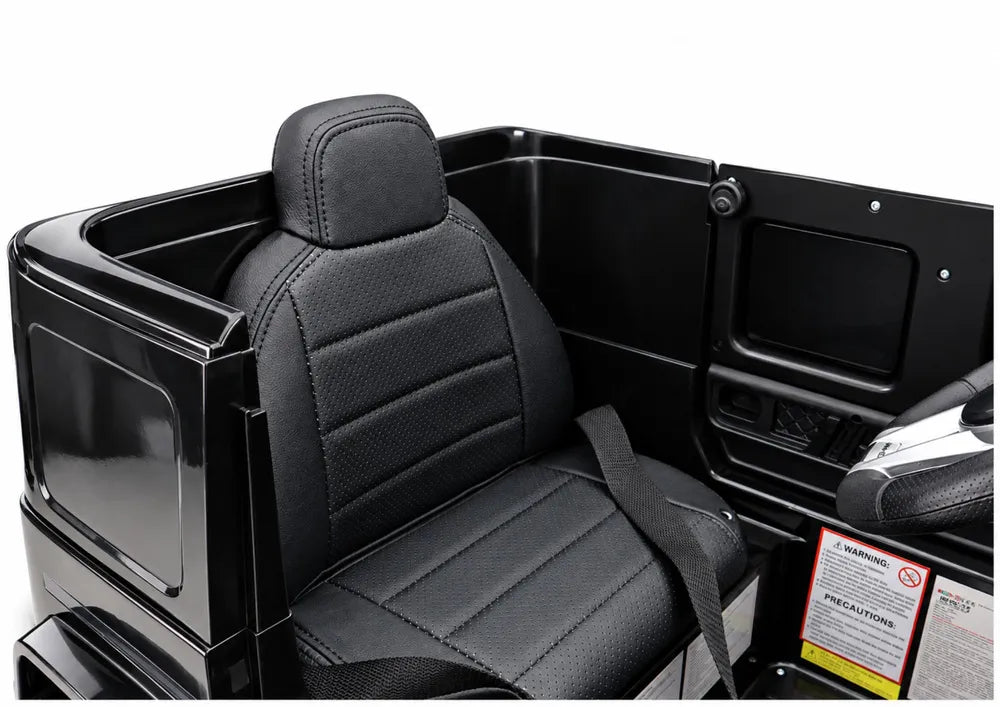 Vaikiškas elektromobilis Mercedes-Benz G63, 12 V, juodas
