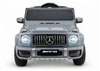 Vaikiškas elektromobilis Mercedes-Benz G63, 12 V, su EVA ratais, sidabrinis