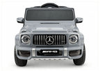 Vaikiškas elektromobilis Mercedes-Benz G63, 12 V, su EVA ratais, sidabrinis