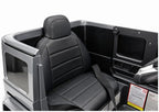 Vaikiškas elektromobilis Mercedes-Benz G63, 12 V, su EVA ratais, sidabrinis
