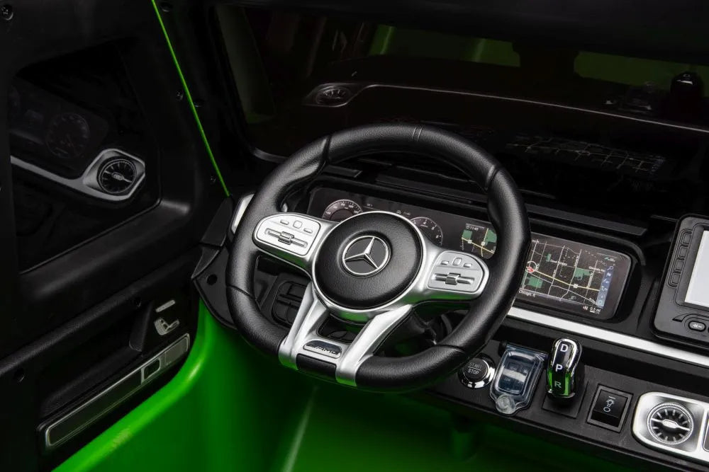 Vaikiškas elektromobilis Mercedes-Benz G63, 12 V, žalias