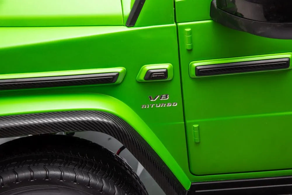 Vaikiškas elektromobilis Mercedes-Benz G63, 12 V, žalias