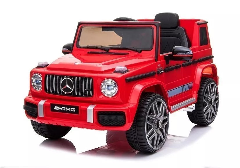 Vaikiškas elektromobilis Mercedes-Benz G63 AMG, 12 V, raudonas