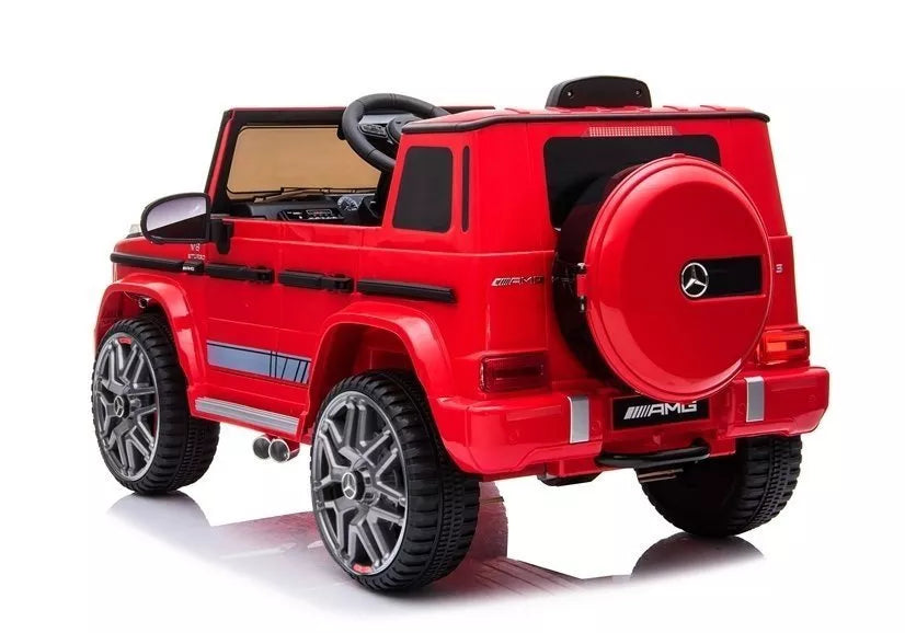Vaikiškas elektromobilis Mercedes-Benz G63 AMG, 12 V, raudonas
