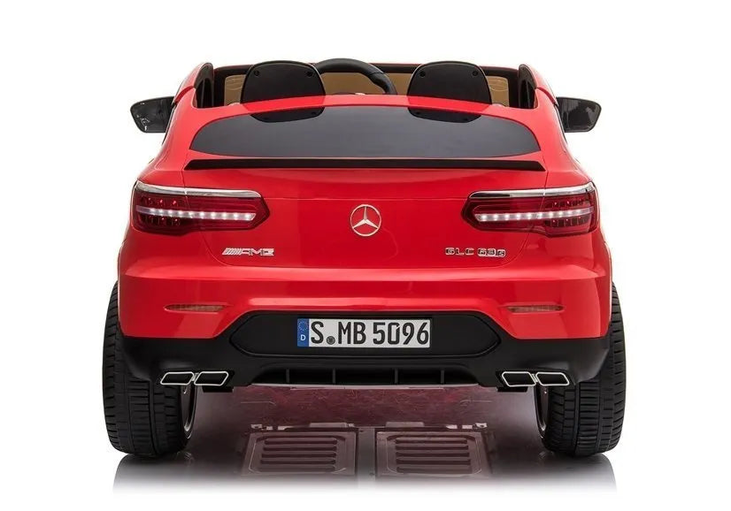 Vaikiškas elektromobilis Mercedes-Benz GLC 63S, 12 V, raudonas