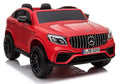 Vaikiškas elektromobilis Mercedes-Benz GLC 63S, 12 V, raudonas