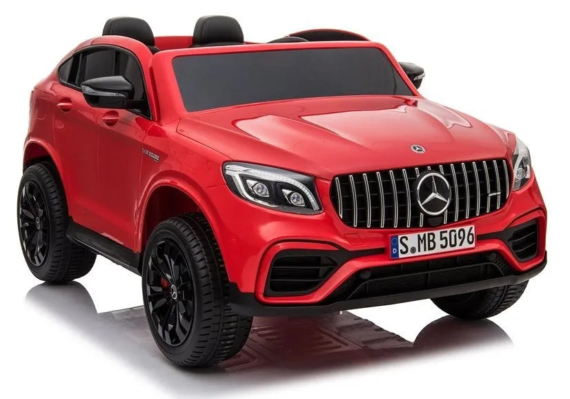 Vaikiškas elektromobilis Mercedes-Benz GLC 63S, 12 V, raudonas