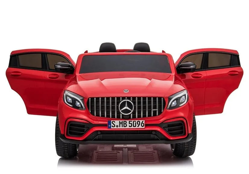 Vaikiškas elektromobilis Mercedes-Benz GLC 63S, 12 V, raudonas