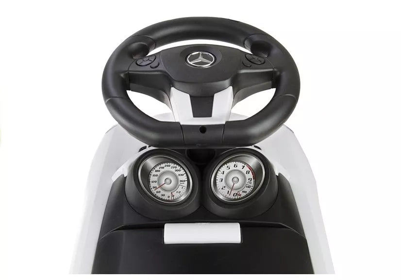 Vaikiškas elektromobilis Mercedes-Benz SLS AMG Roadster, 12 m +, baltas
