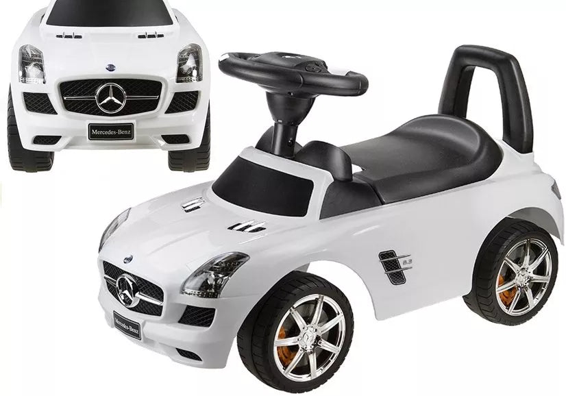 Vaikiškas elektromobilis Mercedes-Benz SLS AMG Roadster, 12 m +, baltas