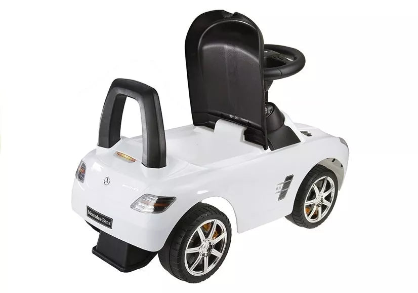 Vaikiškas elektromobilis Mercedes-Benz SLS AMG Roadster, 12 m +, baltas