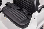 Vaikiškas elektromobilis Mercedes-Benz X-Class, 12V, 4x45W, su odine sėdyne ir EVA ratais, baltas