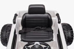 Vaikiškas elektromobilis Mercedes-Benz X-Class, 12V, 4x45W, su odine sėdyne ir EVA ratais, baltas