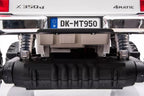 Vaikiškas elektromobilis Mercedes-Benz X-Class, 12V, 4x45W, su odine sėdyne ir EVA ratais, baltas