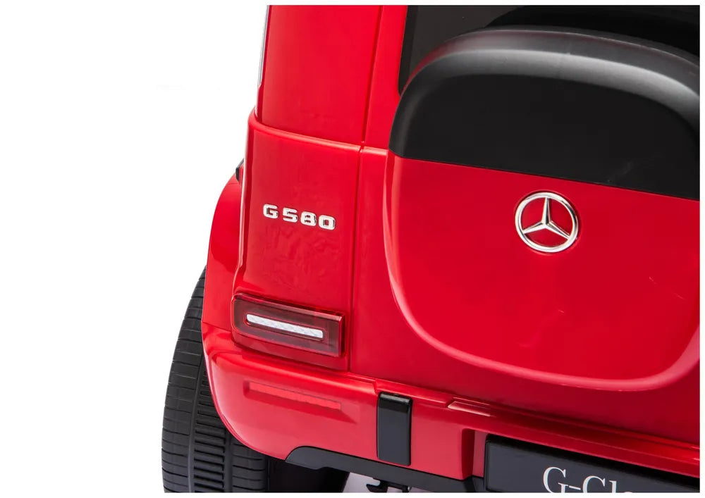 Vaikiškas elektromobilis Mercedes G 2580, 24 V, raudonas