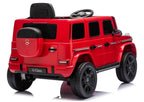 Vaikiškas elektromobilis Mercedes G 2580, 24 V, raudonas